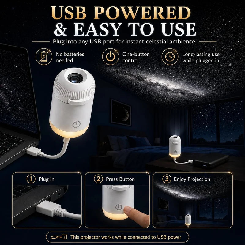 StarryGlow Mini Projector Lamp